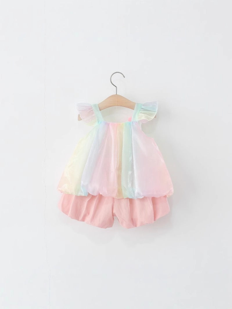 Candy Floss Bunny Baby Girls Set