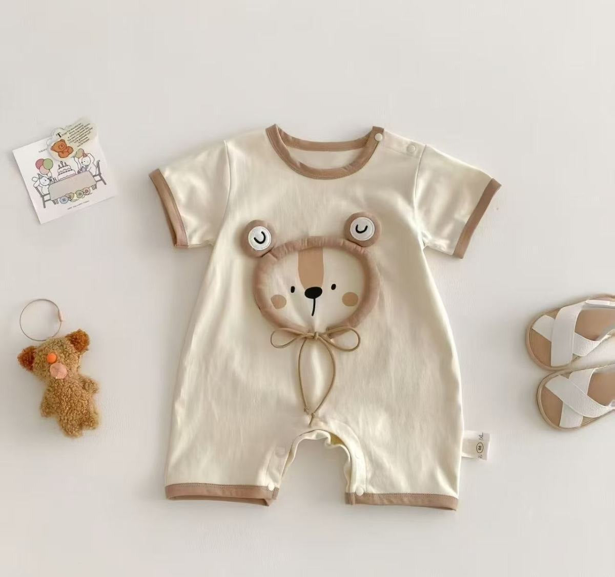 3D Thread Baby Boys Girls Play Romper